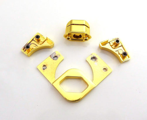 Bright Gold Twist Lock