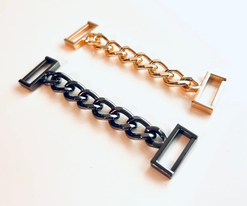 New -- Chain Strap Connectors  -- 4" Length