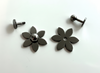 New -- Pointed Flower - Screw Rivets -- Package of Four