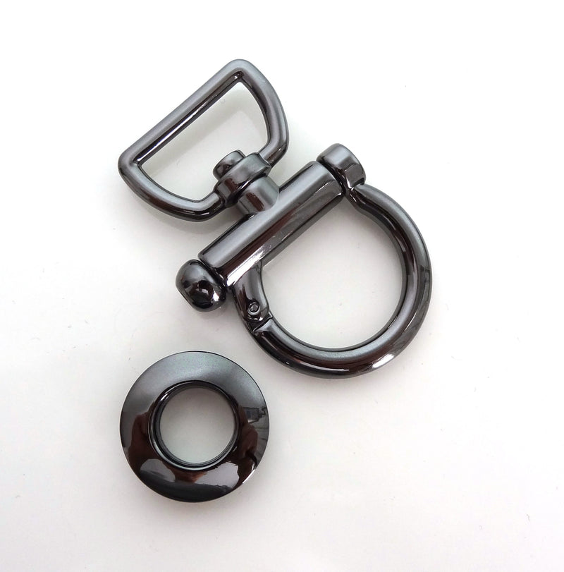 Snap Hook and Screw-In Grommets Hardware Kit -- Set of Two