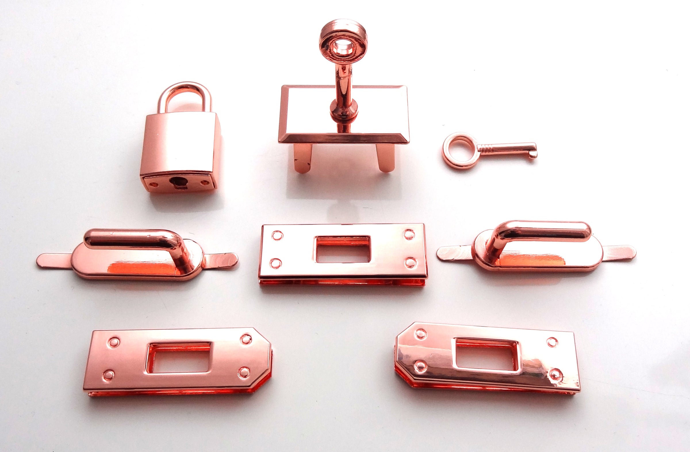 8 Piece Birkin Love Lock Set – bringberry Handbag Hardware and Designs