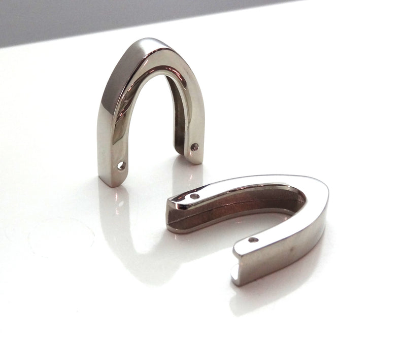 Small Dart- Metal Strap Ends - 20mm (3/4) - Pkg of Four – bringberry  Handbag Hardware and Designs