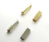 25mm Rectangle Shaped Strap Ends - Pkg of Four