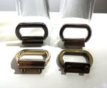 CLEARANCE ---  Oval Minimalist Ring Strap Connectors - 4 Pack