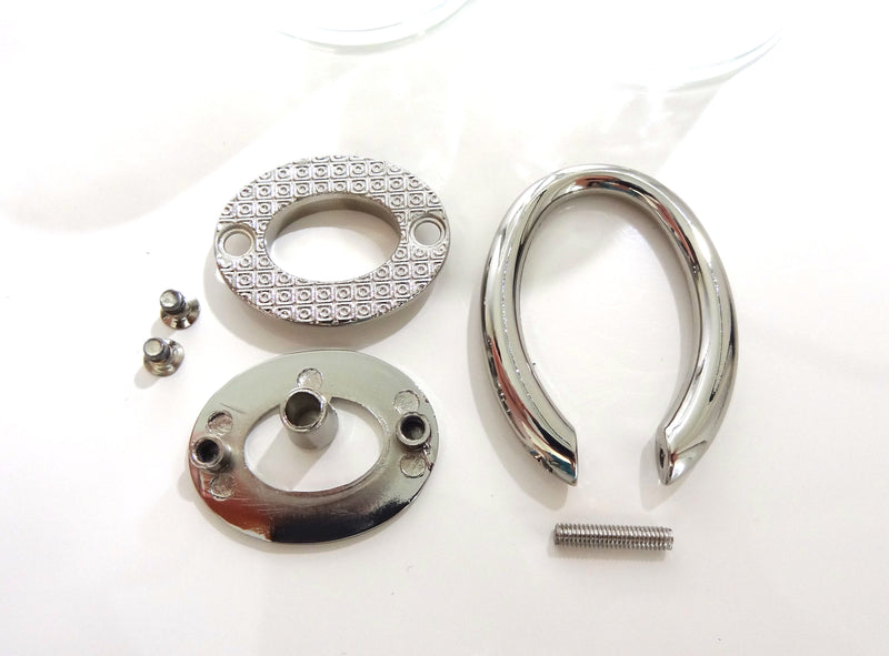 Oval Integrated Grommet and Ring - Strap Connector - Set of Four