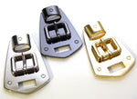 "Slightly Less than Perfect" - "Not-So-Secret" Pentagon Buckles - Large Size - Set of Four