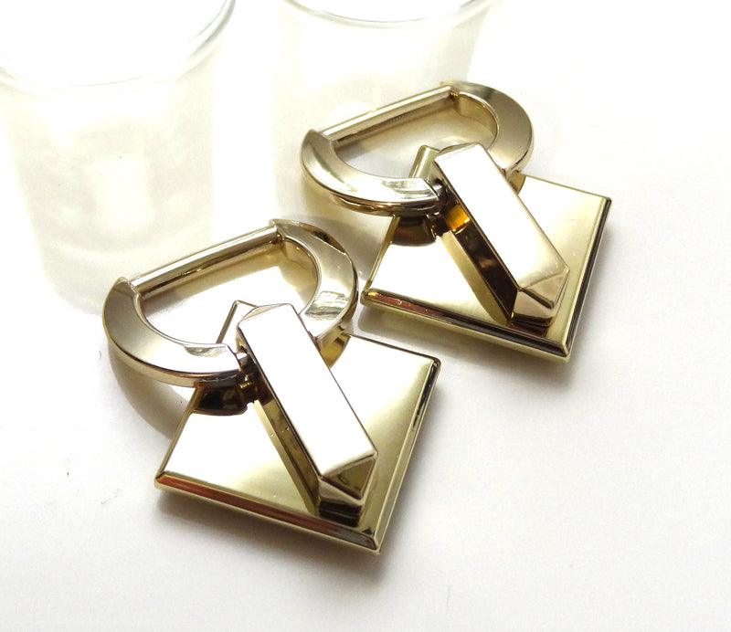 Bronze S Hook Jewelry Connectors Textured 10 per bag-B5710-B