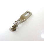 #5 Zipper Slider and Pull - Metal Teeth - Style K - Extra Long