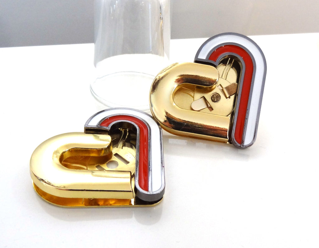 Heart Clasp - Magnetic Snap Closure – bringberry Handbag Hardware
