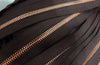 #5 Metal Two-Way Zipper Tape - High End with Rose Gold Teeth
