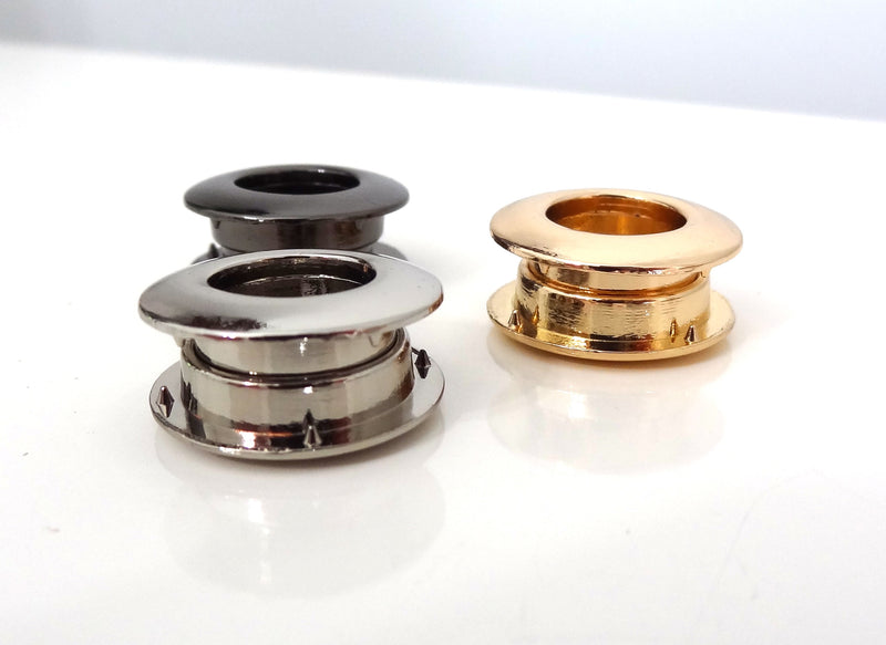 50sets/pack(Outer diameter)13mm (internal)8mm (high)4mm bronze grommets  mini 4 colour Arc eyelet - AliExpress