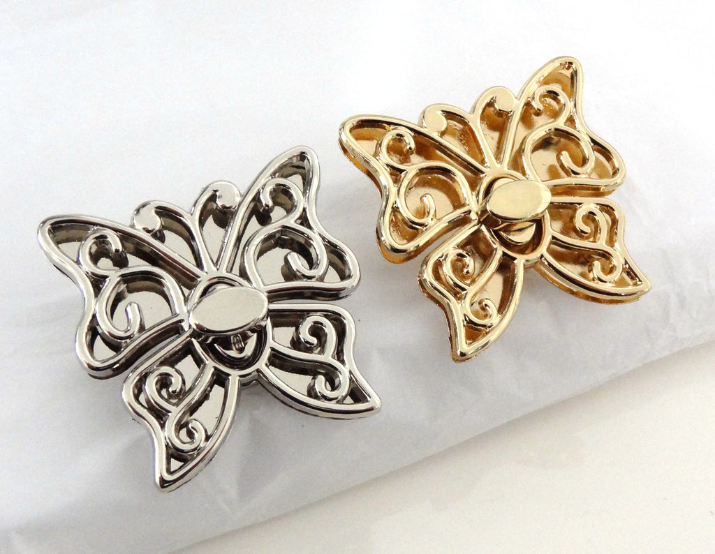 "Modern Wire" Butterfly Twist Locks