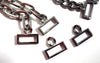 Rectangle Rings Chain Attachment - Set of Two