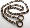 Custom Length Luxury Purse/Bag Chain with Ring Straps