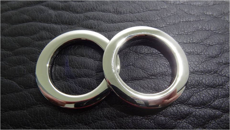 Flat Glossy O-Rings - 25mm (1") inner width