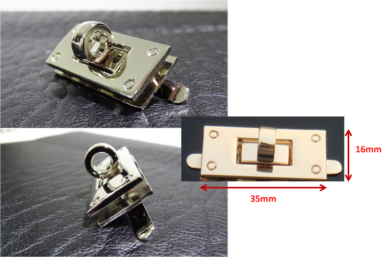 CLEARANCE - Mini Twist Lock - Rectangular Shaped